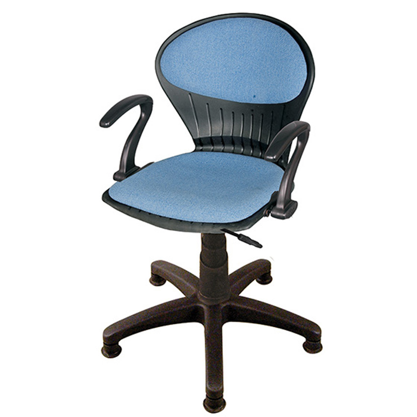 Getz G-15-HAC Peacock Shell Revolving Chair With Arms & Cushion And Hydrolic Jeck
