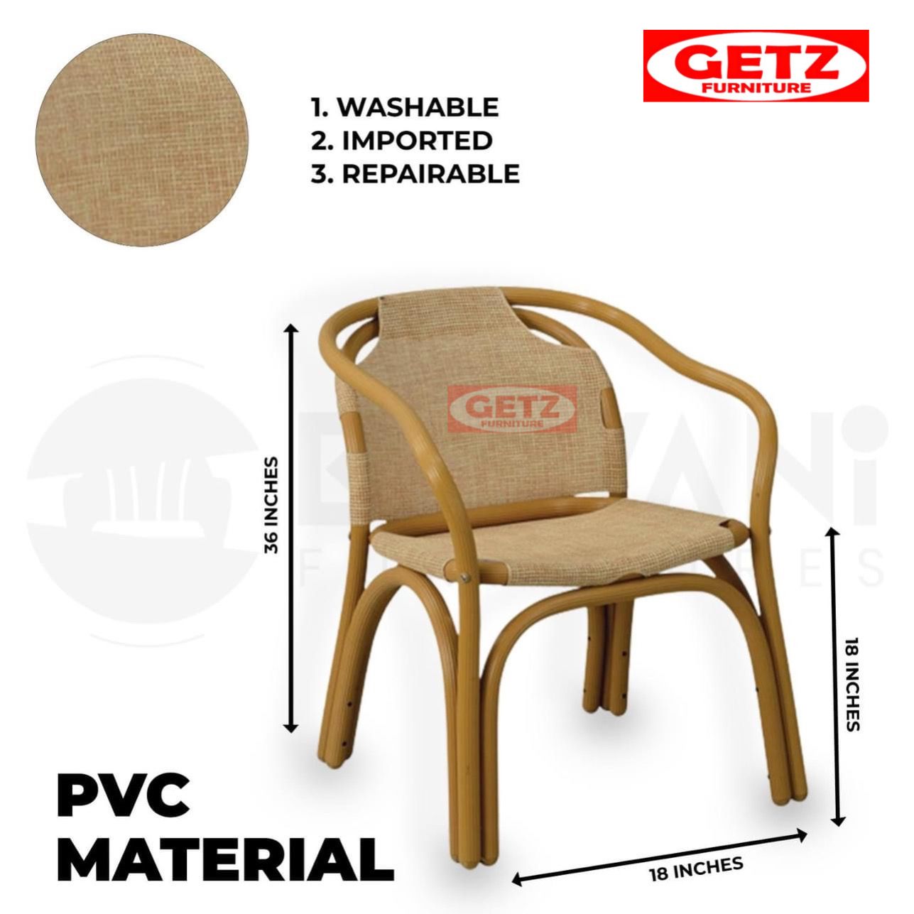 UPVC Lawn Chair or Garden Chair
